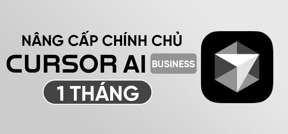 Cursor AI Business 1 tháng - Nâng cấp chính chủ